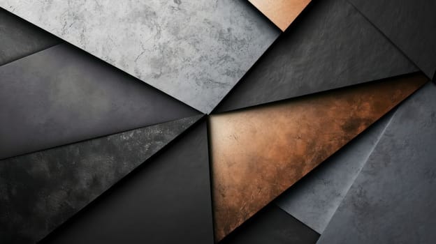 Abstract geometric grunge background. Generative AI design