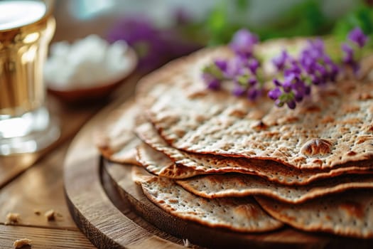 Jewish holiday happy passover celebration background