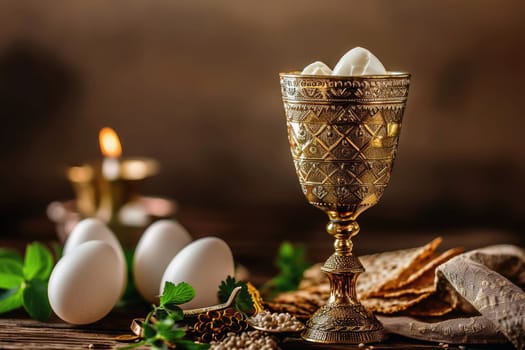 Jewish holiday happy passover celebration background