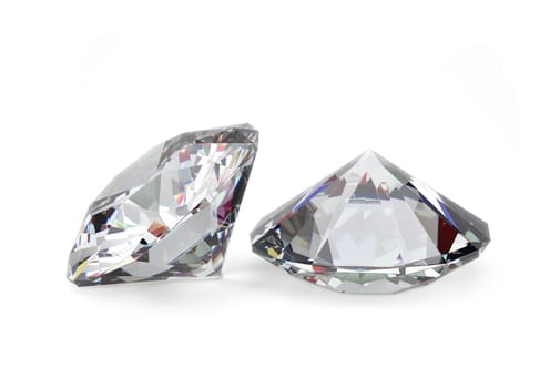 diamond on white background with high quality
