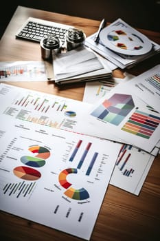 A photo capturing a variety of papers neatly organized and spread out on a table.