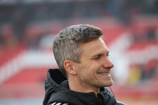 Michael Parensen (Manager FC Union Berlin) at the match of the 1. FBL: 23-24: 17 Sptg. SC Freiburg - 1. FC Union Berlin  DFL REGULATIONS PROHIBIT ANY USE OF PHOTOGRAPHS AS IMAGE SEQUENCES AND/OR QUASI-VIDEONann  Photo: Joachim Hahne/johapress