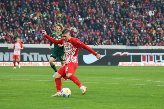 Roland Sallai (SC Freiburg) at the match of the 1st FBL: 23-24: 17 Sptg. SC Freiburg - 1. FC Union Berlin  DFL REGULATIONS PROHIBIT ANY USE OF PHOTOGRAPHS AS IMAGE SEQUENCES AND/OR QUASI-VIDEONann  Photo: Joachim Hahne/johapress