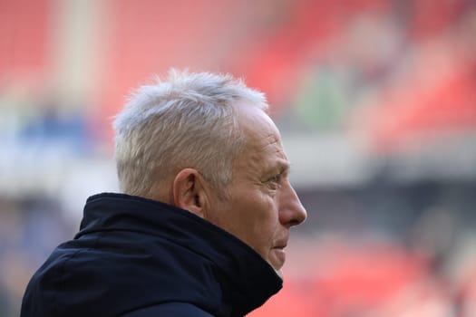 Coach Christian Streich (SC Freiburg) at the match of the 1st FBL: 23-24: 18 Sptg. SC Freiburg - TSG 1899 Hoffenheim  DFL REGULATIONS PROHIBIT ANY USE OF PHOTOGRAPHS AS IMAGE SEQUENCES AND/OR QUASI-VIDEONann  Photo: Joachim Hahne/johapress