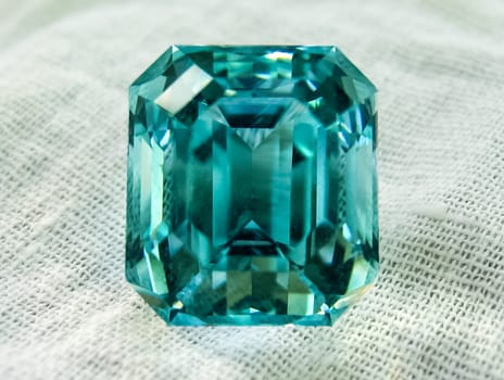 Crowned gemstones. Rubies, precious stones in processing