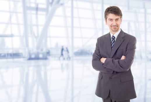 young business man portrait at the office