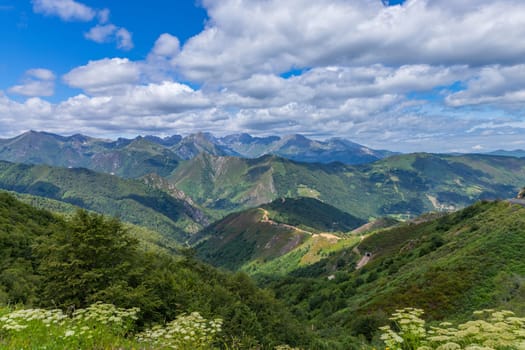 Massif of Las Ubinas between Asturias and Leon. In the Natural Parks of Las Ubinas-La Mesa in Asturias and the Natural Park of Babia y Luna in Leon, Spain