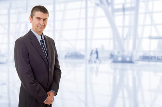 happy business man portrait at the office