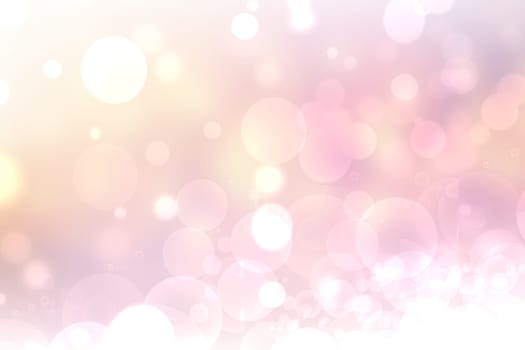 Abstract fresh vivid spring summer light delicate pastel pink yellow bokeh background texture with bright soft color cherry blossoms and flowers. Card concept. Beautiful backdrop illustration.