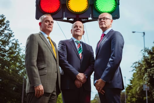 A symbol image of german traffic light government