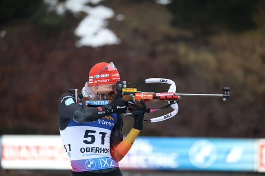Roman Rees (SV Schauinsland/GER) at the IBU Biathlon World Cup Sprint Men Oberhof 2024