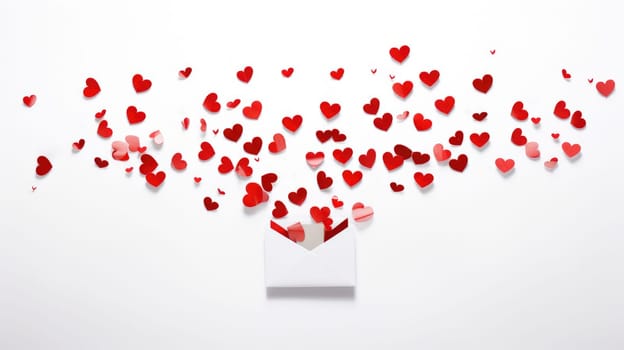 valentine's day concept art heart and love, ai