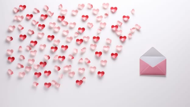 valentine's day concept art heart and love, ai