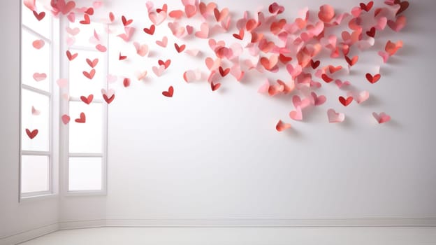 valentine's day concept art heart and love, ai