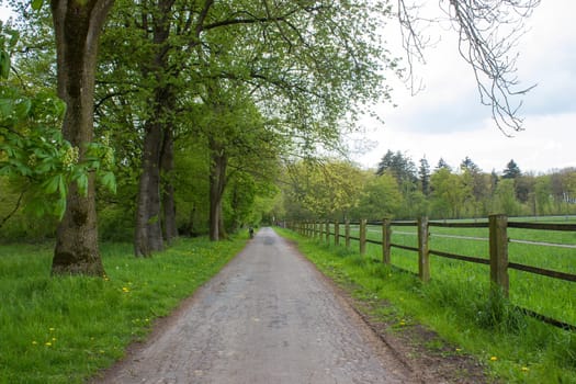 German countryside landscape, Lower Rhine Region, Germany