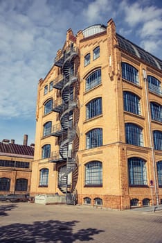 historical industrial building in Berlin Oberschöneweide