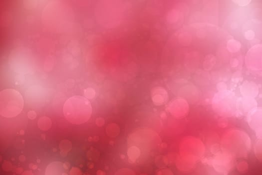 Abstract festive blurred red pink magenta background with light pink bokeh for wedding card or Valentine day.  Romantic textured backdrop with space for your design. Card concept.