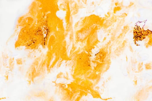 Nature luxury marble background texture. Abstract color trendy wall art. Interior design elegant natural stone surface decor. Gold and white liquid oil paint wave.