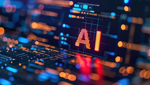 AI technology displayed on computer screen