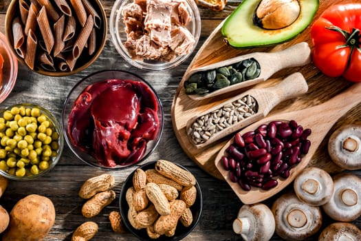 Food products rich in niacin recommended as a dietary supplement for controlling cholesterol levels and lowering blood pressure
