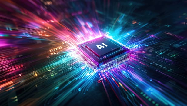 Illuminated AI Processor with Microcircuits
