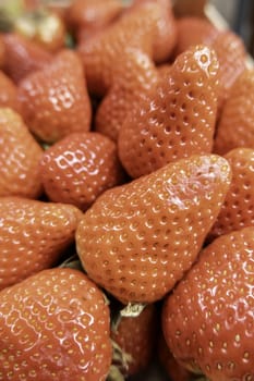 Detail of fresh and sweet fruit in an old market, vegan