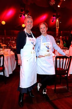 Cornelia Poletto,Christiane Dienhold,Charity evening for the benefit of the air port of the Altona Children's Hospital at Cornelia Poletto's Palazzo at the Horner Rennbahn,Hamburg,31.01.2024