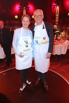 Rüdiger Grube,Cornelia Poletto,Charity evening for the benefit of the air port of the Altona Children's Hospital at Cornelia Polotto's Palazzo at the Horner Rennbahn,Hamburg,31.01.2024