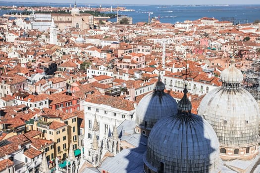Venice, Italy - May 29, 2016: Venice in Italy, the architecture of the city, Venice is a popular tourist destination of Europe.