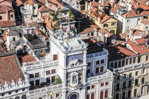 Venice, Italy - May 29, 2016: Venice in Italy, the architecture of the city, Venice is a popular tourist destination of Europe.