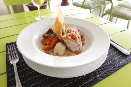 Restaurant menu. Dishes which give at restaurants. Salads, second courses, pizza and other.