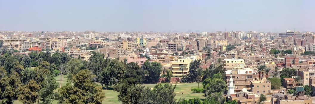 Cairo, Egypt - June 23, 2013: Cairo city in Egypt. City landscape Egyptian resort