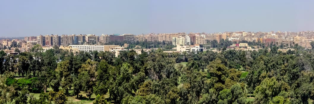 Cairo, Egypt - June 23, 2013: Cairo city in Egypt. City landscape Egyptian resort
