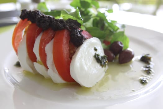 Restaurant menu. Dishes which give at restaurants. Salads, second courses, pizza and other.