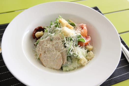 Restaurant menu. Dishes which give at restaurants. Salads, second courses, pizza and other.