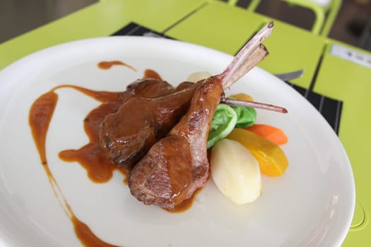 Restaurant menu. Dishes which give at restaurants. Salads, second courses, pizza and other.