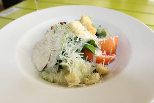 Restaurant menu. Dishes which give at restaurants. Salads, second courses, pizza and other.