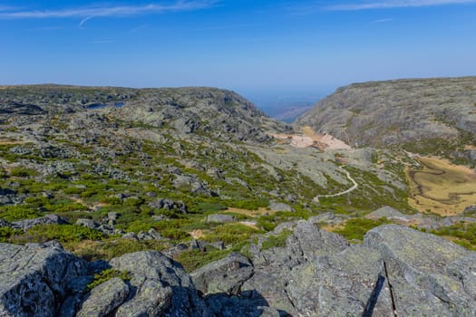 the mountains of Serra da estrela, Portugal
