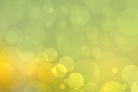 Abstract fresh delicate gradient green light and yellow pastel spring or summer bokeh background. Beautiful texture.
