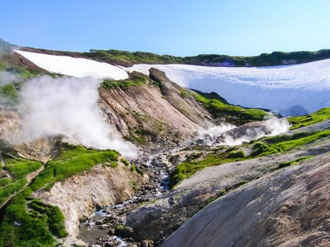 Nature of Kamchatka. Landscapes and magnificent views of the Kamchatka Peninsula.