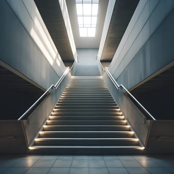 A staircase that leads to the top generated by artificial intelligence