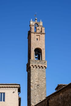 Palazzo dei Priori in Hilltop town of Montalcino,Tuscany,Italy