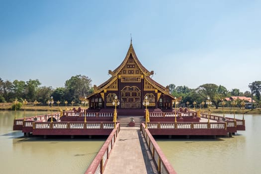 Wat Pa Lahan Sai Temple in the South of Buriram Province close to the border with Cambodia