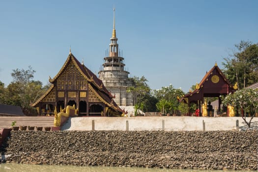 Wat Pa Lahan Sai Temple in the South of Buriram Province close to the border with Cambodia