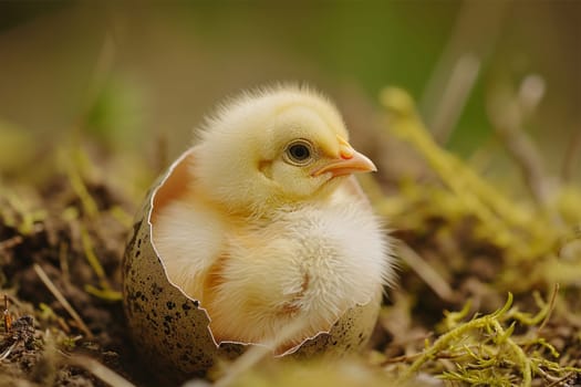 chick hatched from an egg .