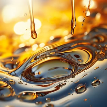 A symbolic photo on the subject of crude oil generated by artificial intelligence