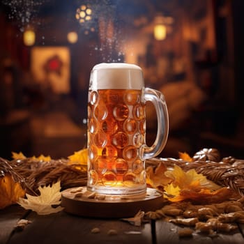 A beer mug with beer generated by artificial intelligence