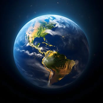 Photo of a globe generated by artificial intelligence