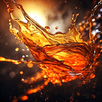 A symbolic photo on the subject of crude oil generated by artificial intelligence