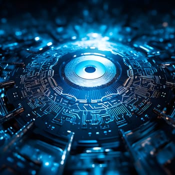 A symbolic image for cyber security generated by artificial intelligence